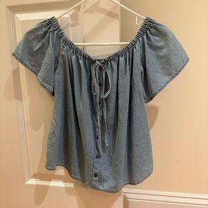 Express Denim Blouse